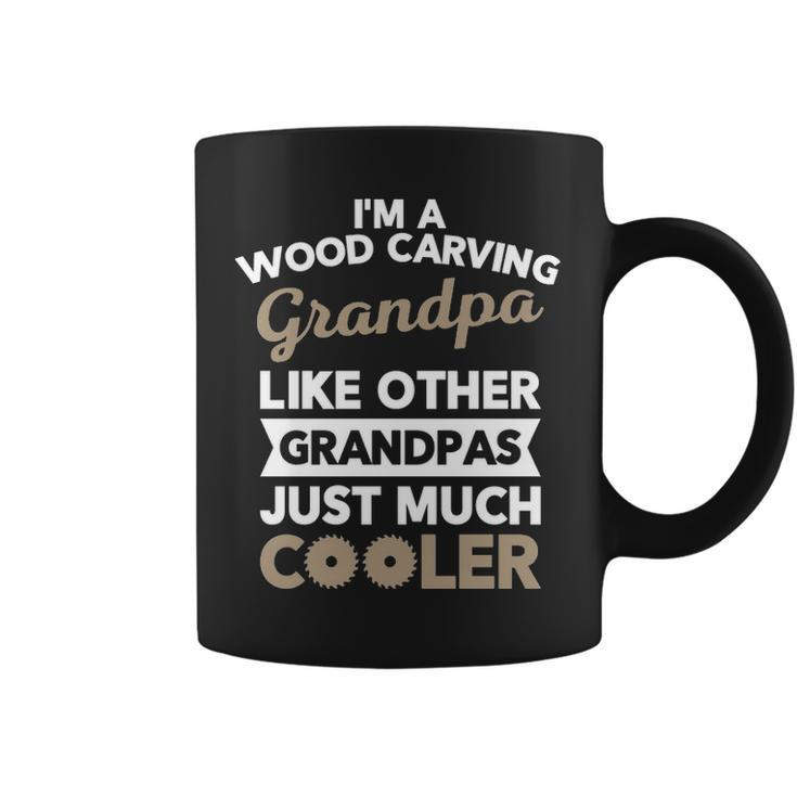 Wood Carving Grandpa  For Carpenter Coffee Mug