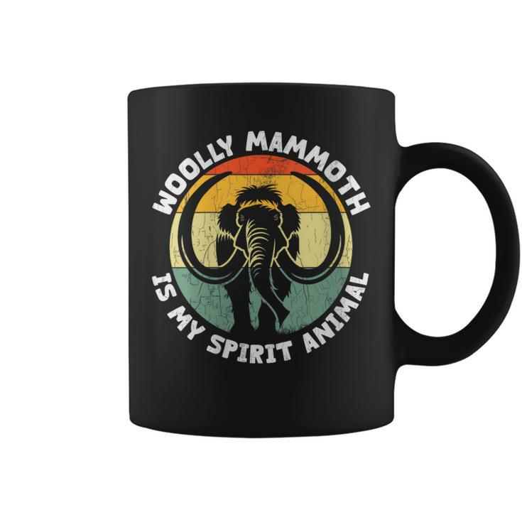 Woolly Mammoth Is My Spirit Animal Vintage Coffee Mug