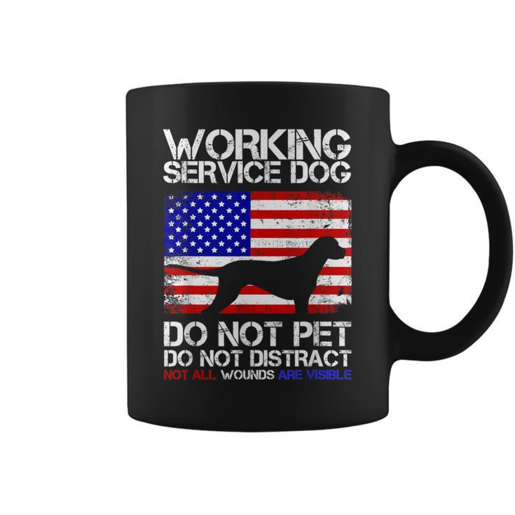 Working Service Dog Assistant Support Ptsd Veteran Coffee Mug