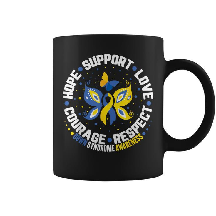 World Down Syndrome Day Awareness Hope Love Support Courage Coffee Mug