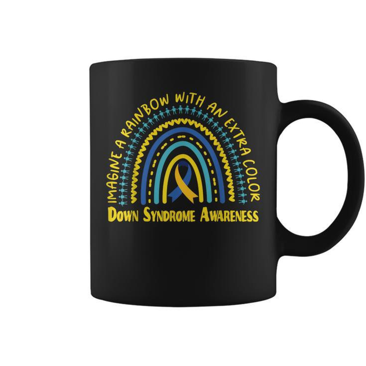 World Down Syndrome Day Awareness National T21 Month Rainbow Coffee Mug