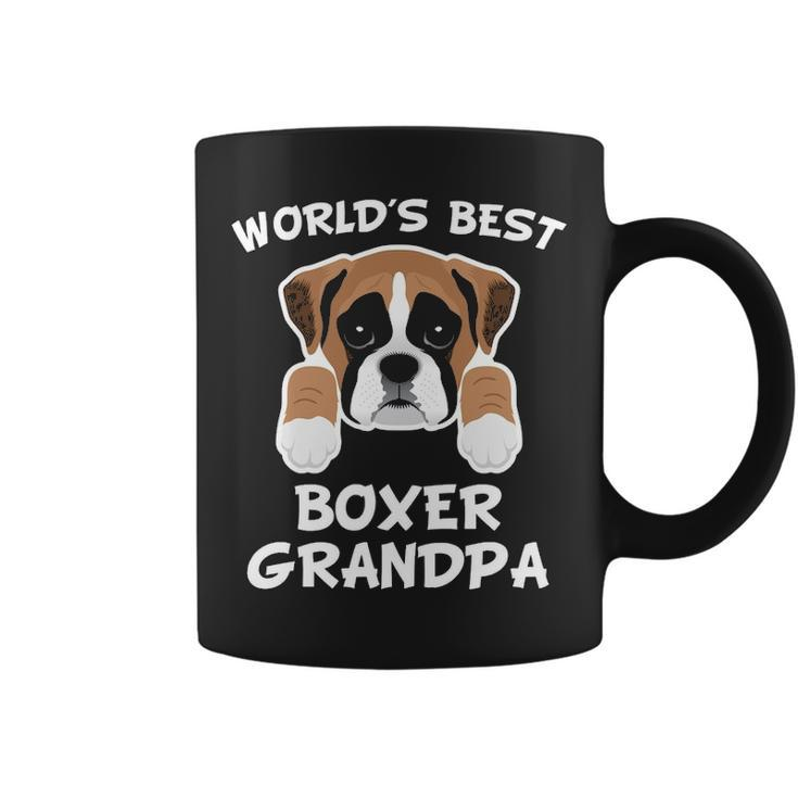 World's Best Boxer Grandpa Dog Granddog Coffee Mug