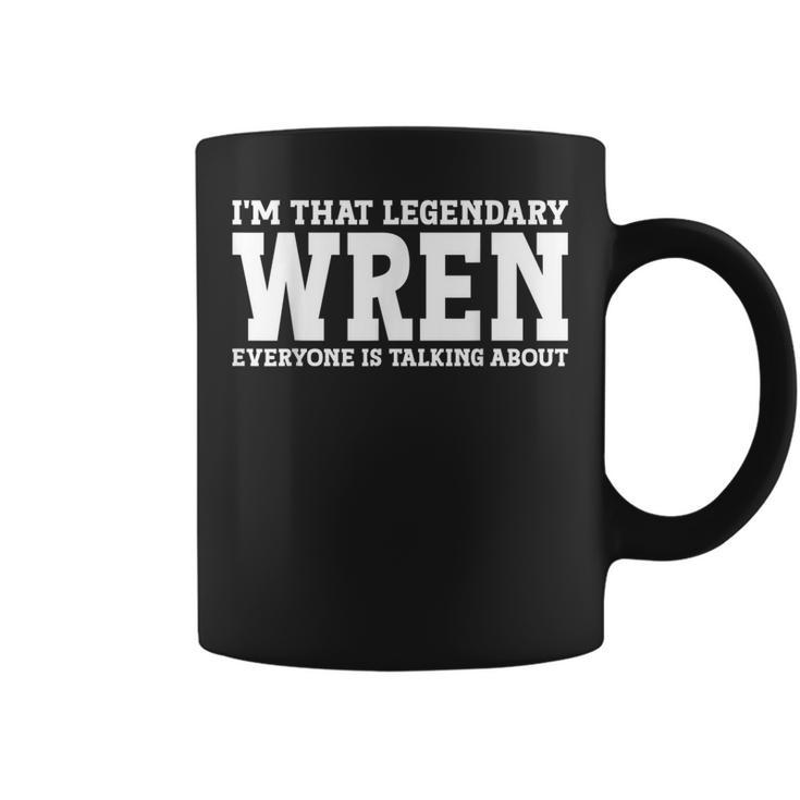 Wren Surname Team Family Last Name Wren Coffee Mug