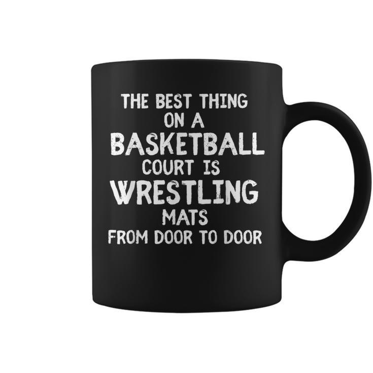 Wrestling Mats On Basketball Courts For Wrestlers Coffee Mug