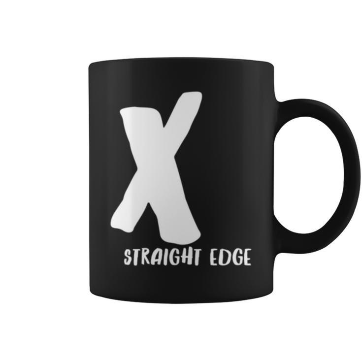 X Straight Edge Hardcore Punk Rock Band Fan Outfit Coffee Mug