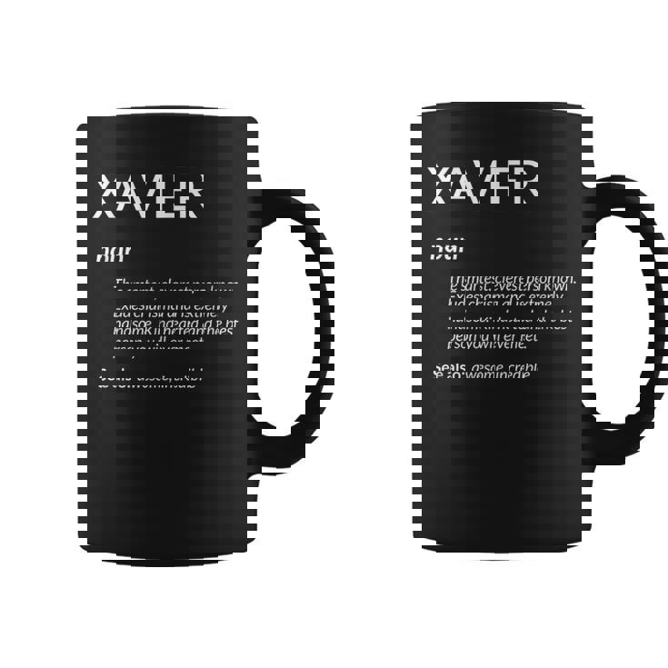 Xavier Is The Best Name Definition Xavier Coffee Mug