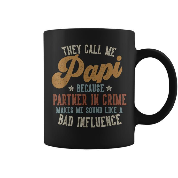 They Call Me Papi Father's Day Papi Coffee Mug