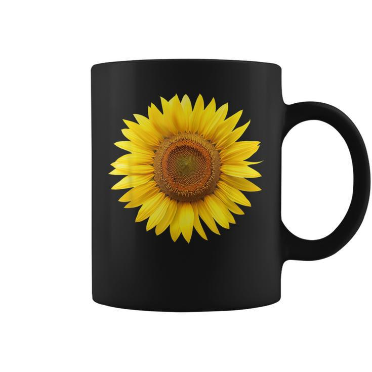 Yellow Sunflower Floral Flower Coffee Mug
