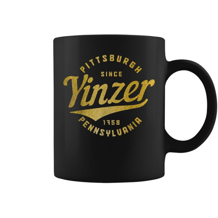 Yinzer Pittsburgh Pennsylvania Vintage Pa Pride Yinz Coffee Mug