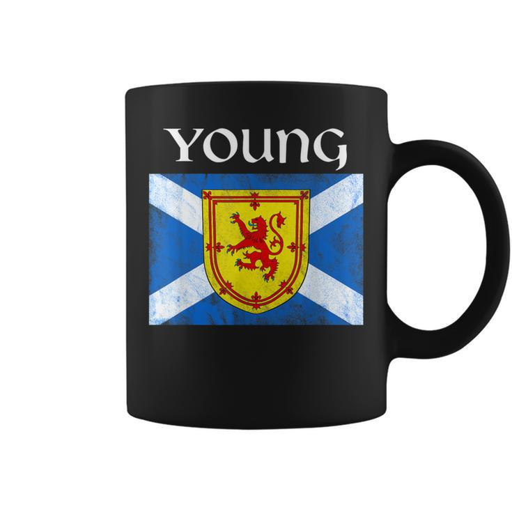 Young Clan Scottish Name Scotland Flag Coffee Mug