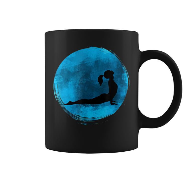 Zen Meditation Yoga Woman Silhoutte Coffee Mug