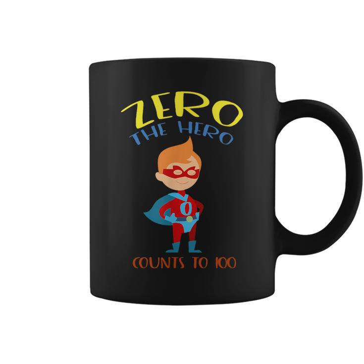 Zero The Hero Counts To 100 Superhero Coffee Mug