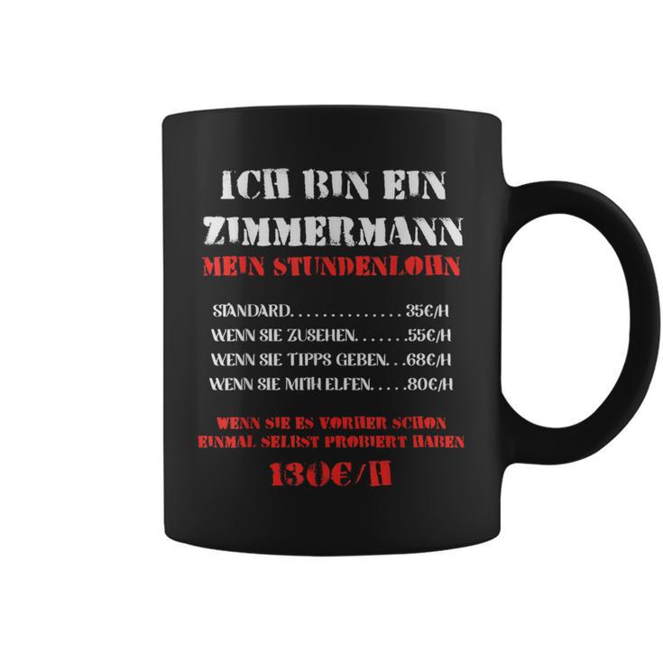 Zimmermann Stundeloohn Happy Hours Tassen