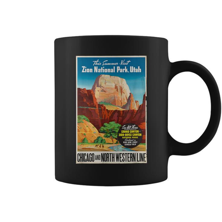 Zion National Park Utah Grand Canyon Hiking Coffee Mug