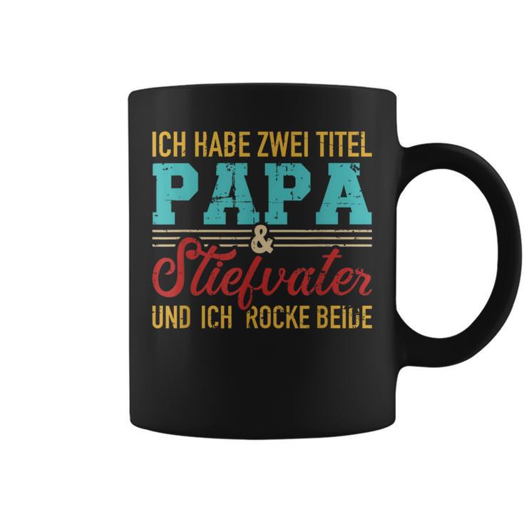 Zwei Titel Papa Und Steppapa Und Rocke Both Stepdad Tassen