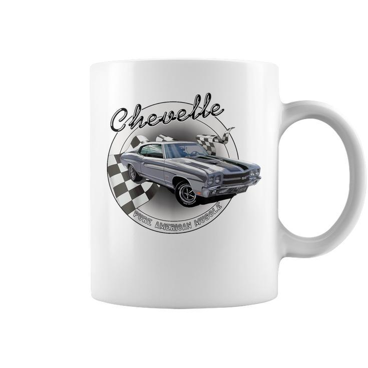 1970 70 Chevelle Ss Cortez Silver Trending Chevys Muscle Car Coffee Mug