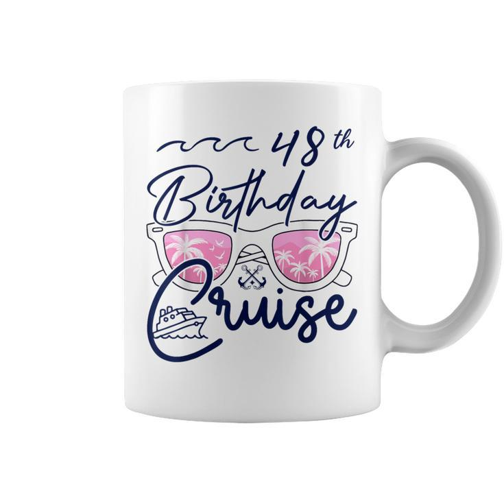 48Th Birthday Cruise Squad 2024 Matching Party Family Coffee Mug