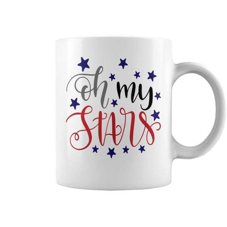 4Th Of July Fourth Oh My Stars Mom Wife Daughter Coffee Mug