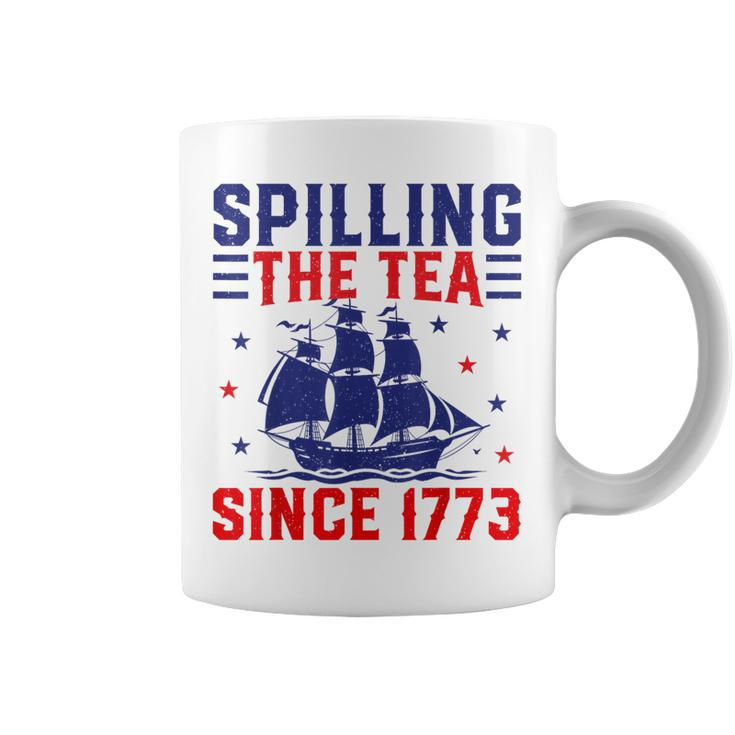 4Th Of July Spilling The Tea Since 1773 Coffee Mug