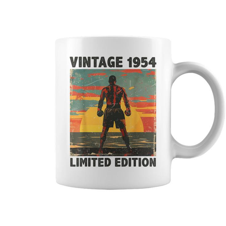 70 Years Old Vintage 1954 Boxing Lover 70Th Birthday Coffee Mug