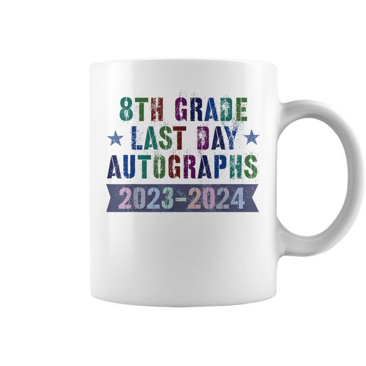 8Th Grade Last Day School Autographs 2024 Year End Sign My Coffee Mug