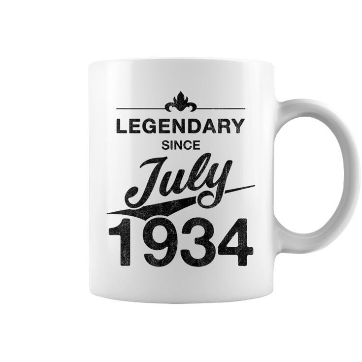 90Th Birthday 90 Year Old Born In July 1934 Vintage Coffee Mug