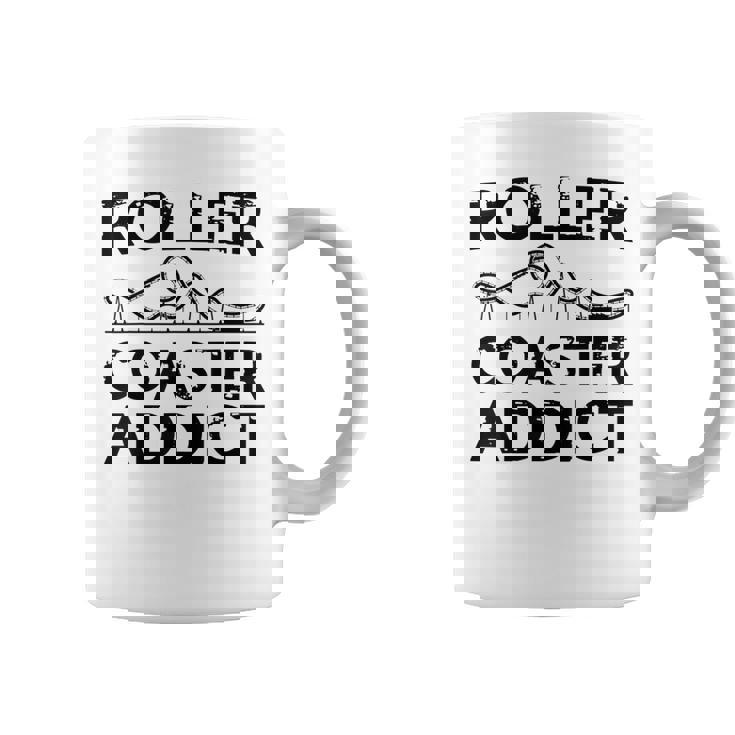 Abanico De Montaña Rusa Addict I Cool Taza de café