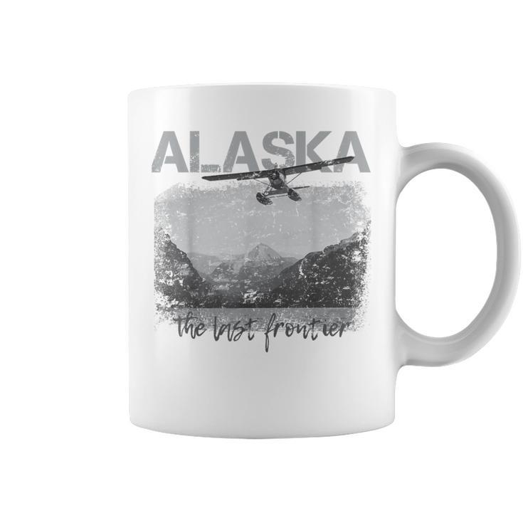 Alaska The Last Frontier With Float Plane Coffee Mug