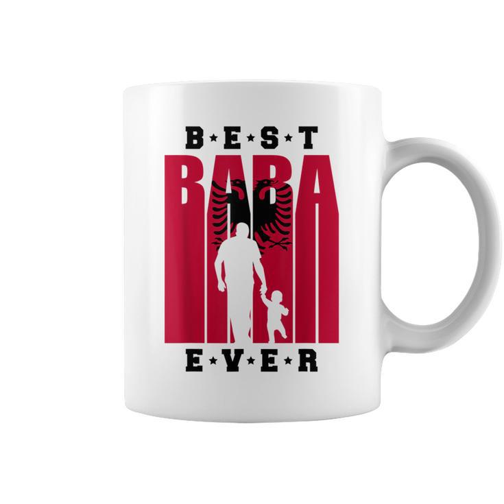 Albania Baba Of Newborn Albanian Dad With Baby Shqiptar Coffee Mug