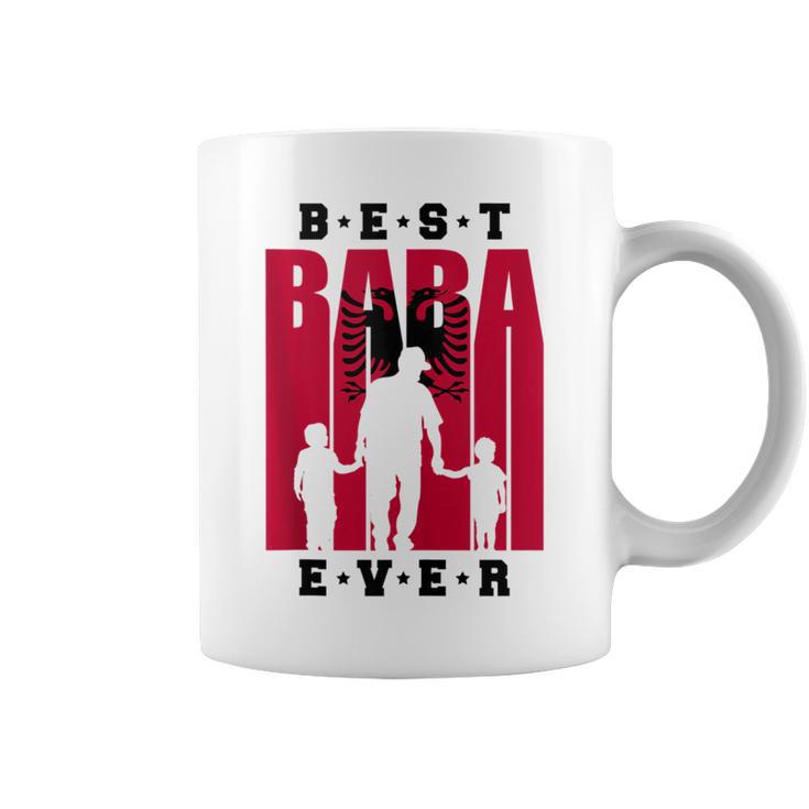 Albania Baba Two Sons Albanian Dad Of 2 Boys Shqiptar Coffee Mug