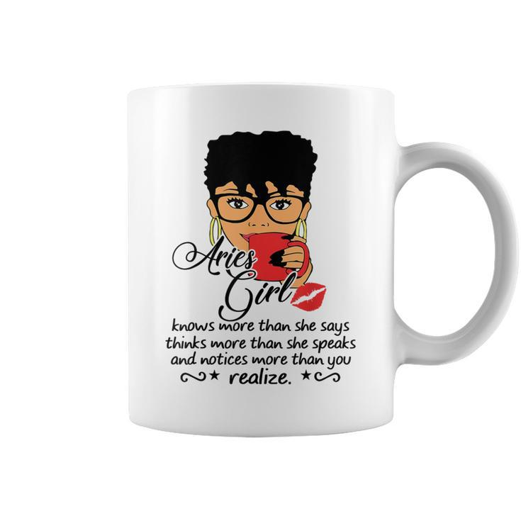 Aries Girl Are Born In March 21 To April 19 Birthday Coffee Mug
