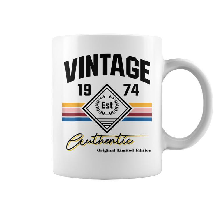 Authentic Vintage 1974 50Th Birthday For Men Coffee Mug