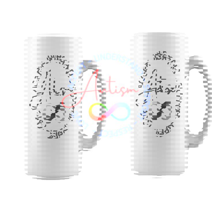 Autismo Aceptar Entender Apoyo Respeto Amor Neurodiversidad Taza de café