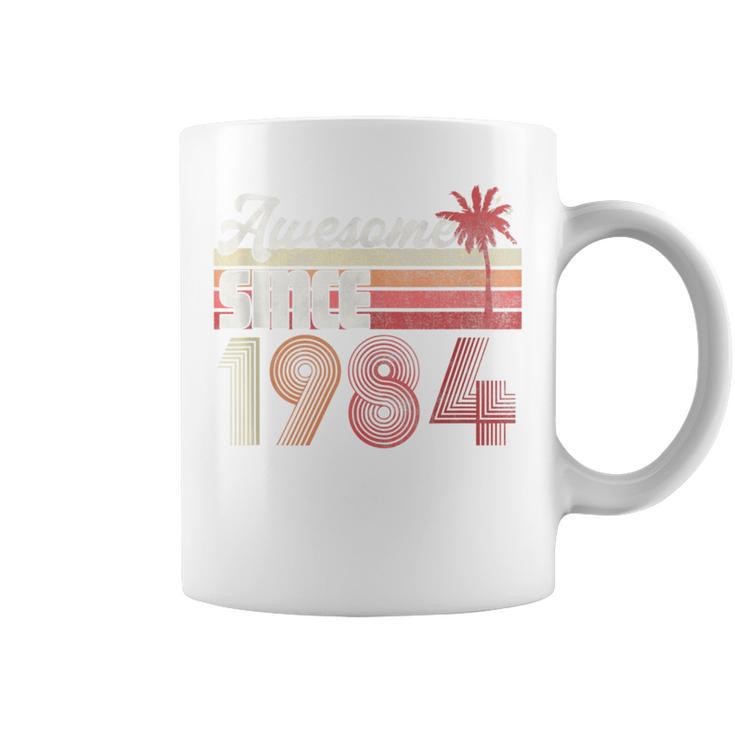 Awesome Since 1984 38Th Birthday Retro Vintage Coffee Mug