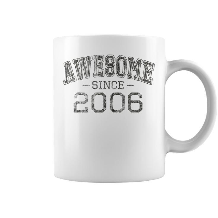 Awesome Since 2006 Vintage Style Born In 2006 Birthday Coffee Mug