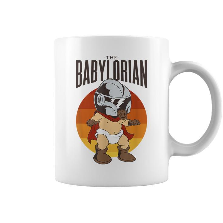 The Babylorian Cute Baby With Helmet Space Sci Fi Parody Coffee Mug