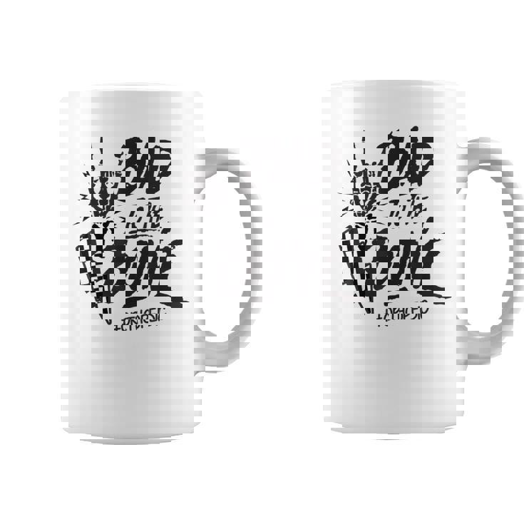 Bad To The Bone Retro Skeleton Orthopedic Surgeon Rn Squad Coffee Mug