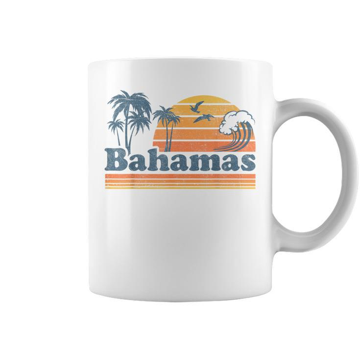 Bahamas Beach Summer Vacation Sunset Vintage 70'S Retro Coffee Mug