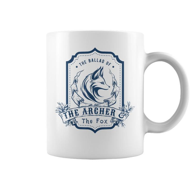 The Ballad Of The Archer And The Fox Bookish Romantasy Retro Coffee Mug