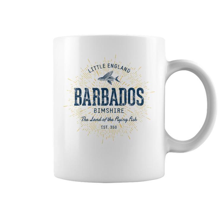 Barbados Retro Style Vintage Barbados Coffee Mug