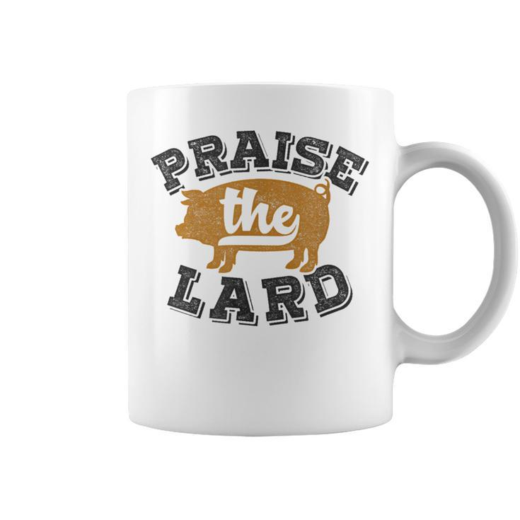Barbecue Fathers Day Bbq Praise The Lard Coffee Mug