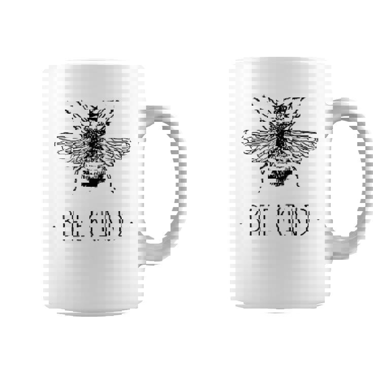 Bee Kind Chica Feminista Abejas Naturaleza Amante De La N Taza de café