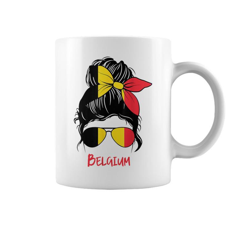 Belgium Girl Belgian Girl Belgium Woman Flag Coffee Mug