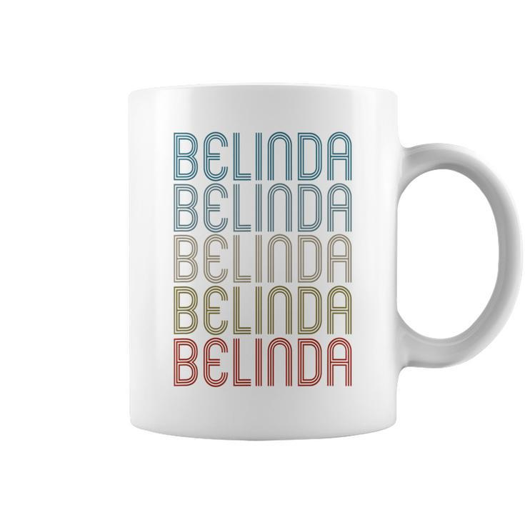 Belinda First Name Vintage Retro Coffee Mug