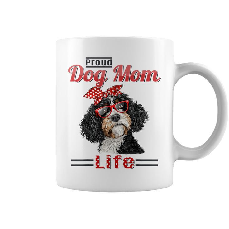 Bernedoodle Dog Proud Dog Mom Life Coffee Mug