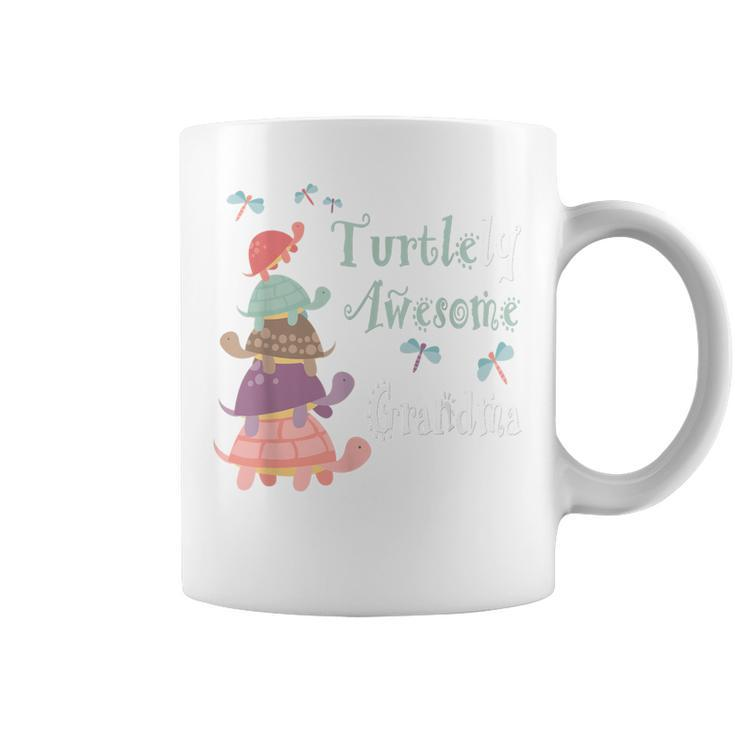Best Grandma Ever Whimsical Grandma With Cute Turtles Coffee Mug
