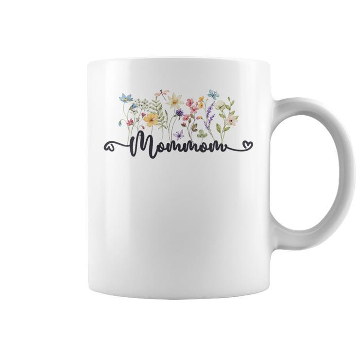 Best Mommom Ever Blessed Mommom Wildflower Mommom Coffee Mug