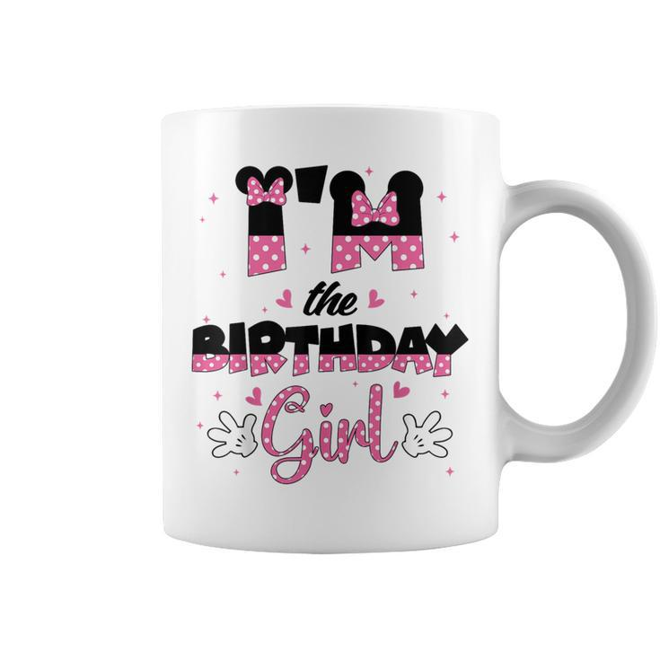 Im The Birthday Girl Mouse Family Matching Coffee Mug
