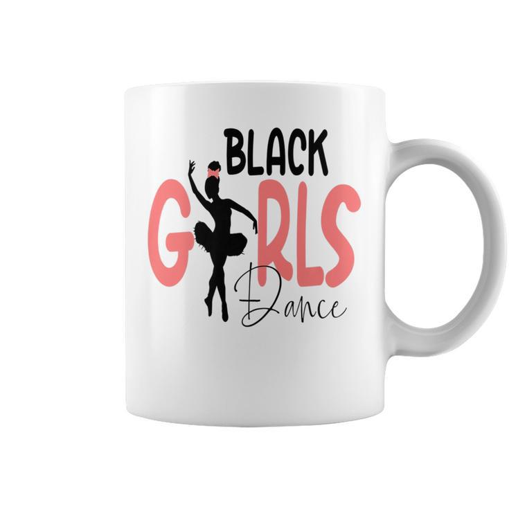 Black Ballet Dancer Natural Hair Afro Ballerina Dance Coffee Mug