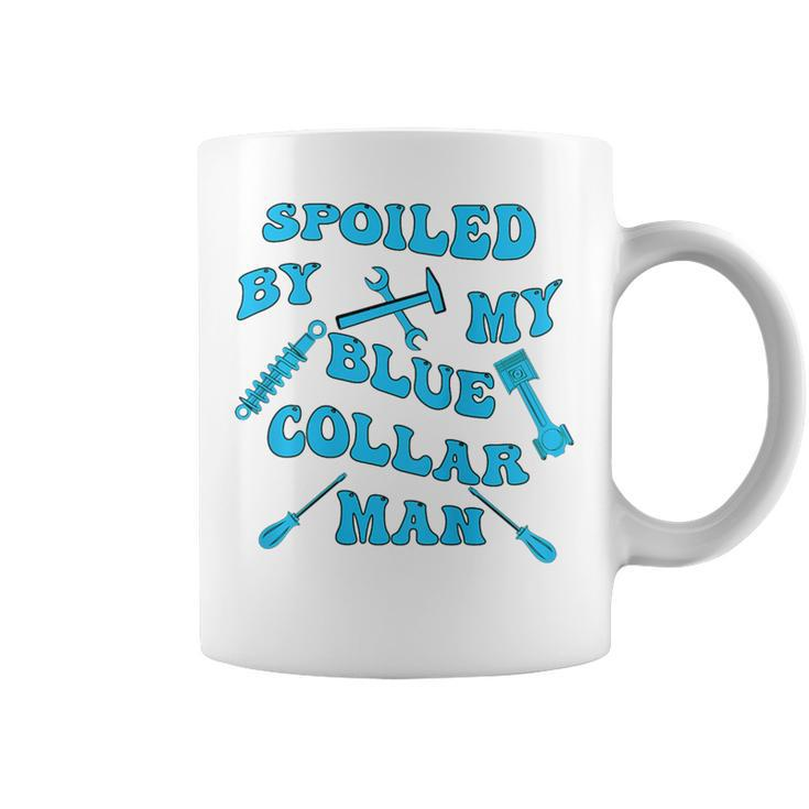 Blue Collar Pride Cherished By A Working Class Hero Coffee Mug